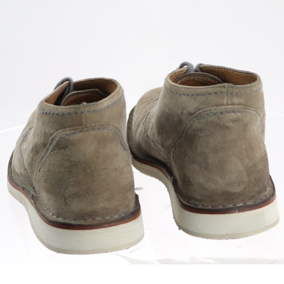 John Varvatos Men\'s Desert Boots Size 10 Suede Tan main image 9